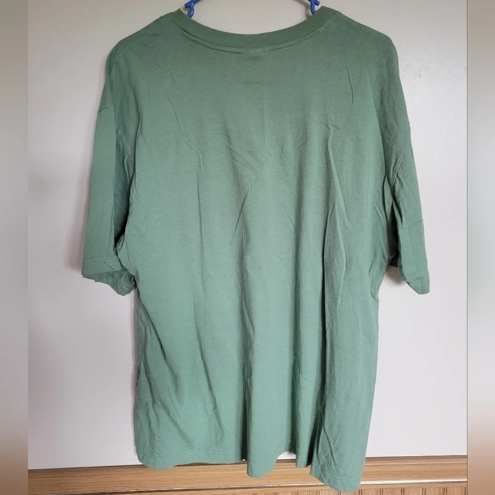 Coca Cola By PacSun Green Bandana Print Logo Tee Size Large - Picture 6 of 7
